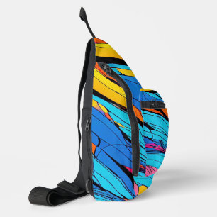 Bandoulière Sac à billes Art à perles Vibrantes Couleur en gra