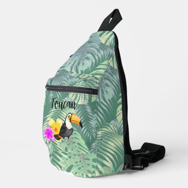 Bandoulière Sac à billes Tropical Toucan Design (Coin droit)