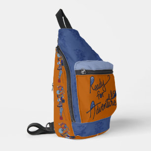 Bandoulière Sac à coudre à impression du train de camping