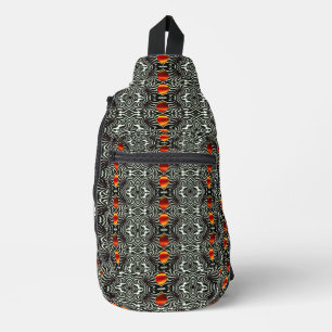Bandoulière Sac à coudre à impression Zèbre Abstrait bijoux