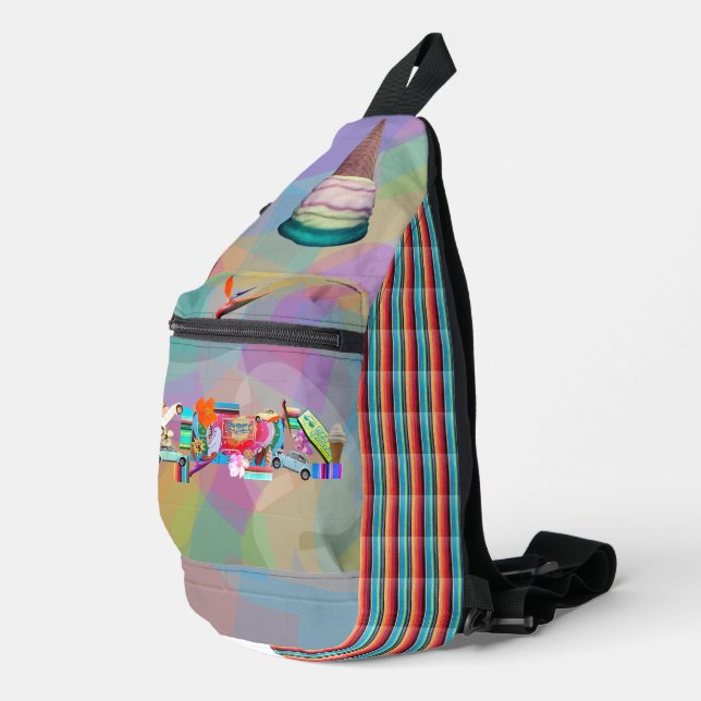 Bandoulière Sac à coudre et imprimer l'été (Coin droit)