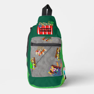 Bandoulière Sac À Coudre Imprimé Tous Mes Amis Sont Des Zombie