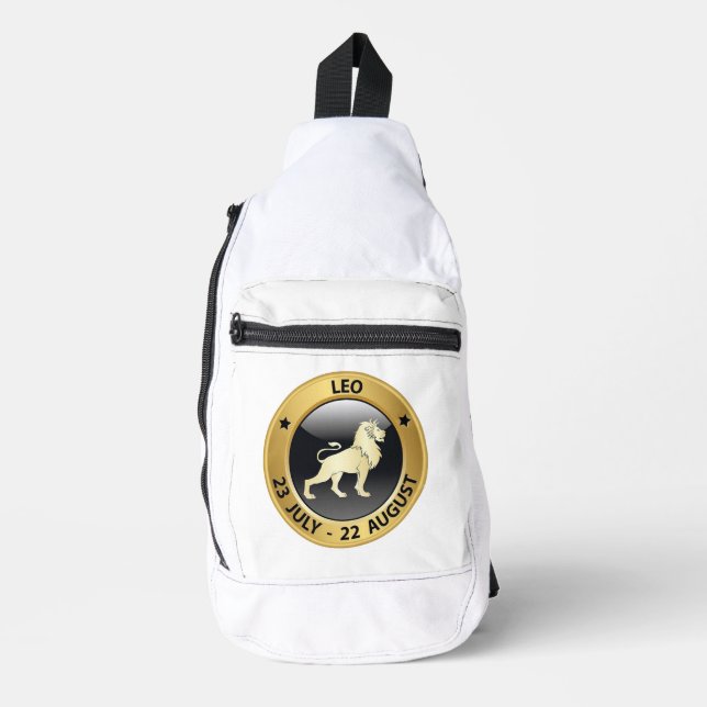 Bandoulière Sac à élingue LEO ZODIAC (Recto)