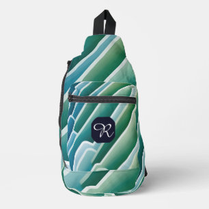 Bandoulière Sac à élingue Monogramme personnalisé - Abstrait m