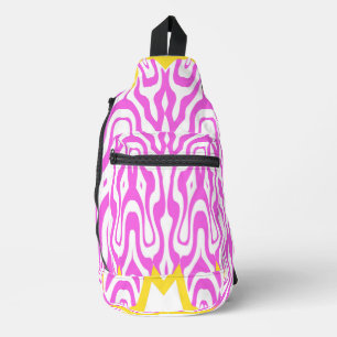 Bandoulière Sac à élingue, Multicolore design classique sans s