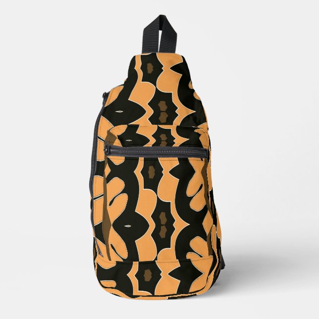Bandoulière Sac à élingue, un design classique rétro sans soud (Recto)