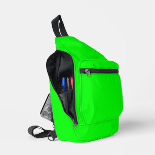 Bandoulière Sac à lame coupé à la chaux avec impression en gra