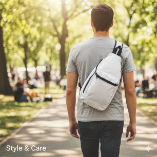 Bandoulière Sac à lame coupé en gris clair pour vous