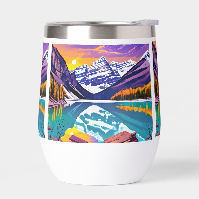 Banff National Park Retro Poster Art (Gauche)