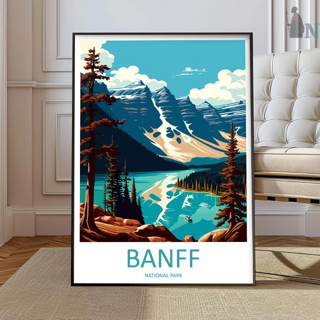 Banff Parc national Voyage Impression Art mural Ba (Créateur téléchargé)