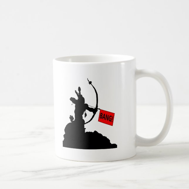 "BANG!" Flèche Mug Drôle (Droite)