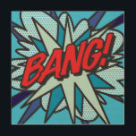 BANG Fun Retro Combook Pop Art<br><div class="desc">Un design amusant, cool et tendance rétro de bande dessinée pop art inspiré de l'art qui met le wham, zap, pow dans votre journée. Le cadeau idéal pour les super-héros, vos amis, votre famille ou pour vous-même. Conçu par ComicBookPop© à l'adresse www.zazzle.com/comicbookpop*</div>