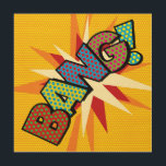 BANG Fun Retro Comédie Livre Pop Art<br><div class="desc">Un design amusant,  cool et tendance rétro de bande dessinée pop art inspiré de l'art qui met le wham,  zap,  pow dans votre journée. Le cadeau parfait pour les super-héros,  vos amis,  votre famille ou comme un régal pour vous-même. Conçu par ComicBookPop© à l'adresse www.zazzle.com/comicbookpop*</div>