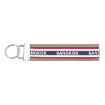 Bangkok City in Thai Drapeau Porte - clé poignet