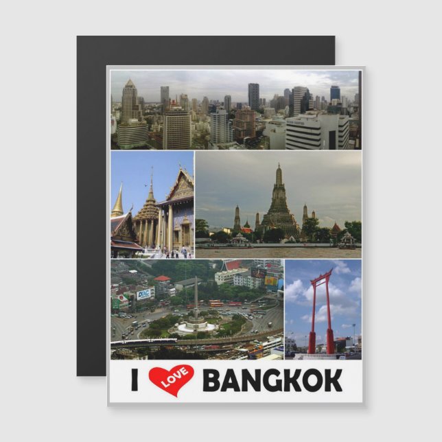 Bangkok - I Love - Thaïlande - (Devant / Derrière)