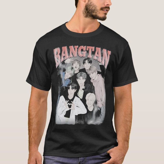 Bangtan Boys Vintage Classic T-Shirt (Devant)