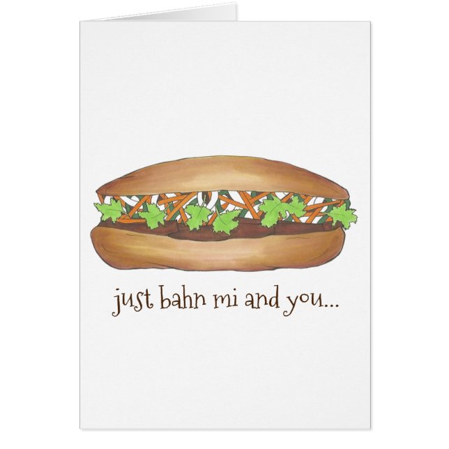 Banh Mi (entre moi) et vous sandwich vietnamien (Devant)