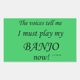 Banjo Voices dit qu'il faut jouer à un autocollant