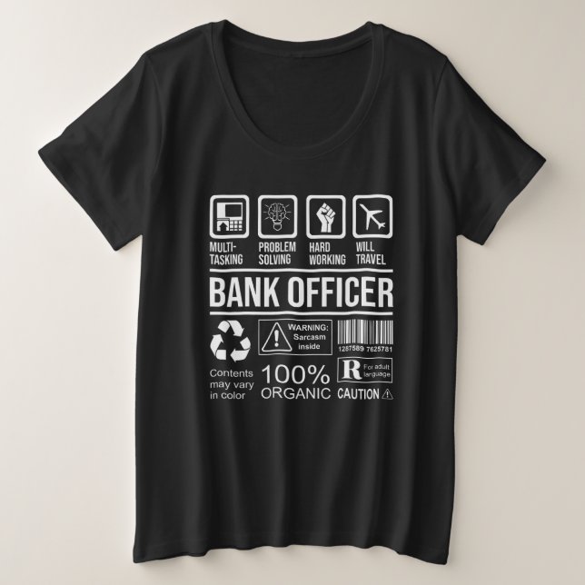 Bank Officer Limited Edition Banker Bank Clerk Fin (Design devant)