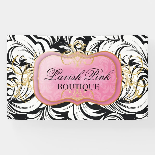 Bannière 311 rose somptueuse (Horizontal)