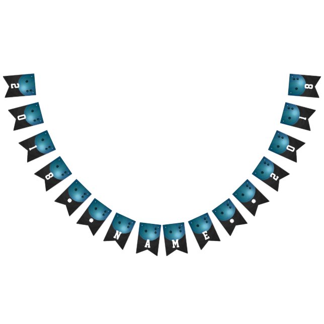 Bannière À Fanions 04of12 Bowling Ball Theme Party Custom (Tout)