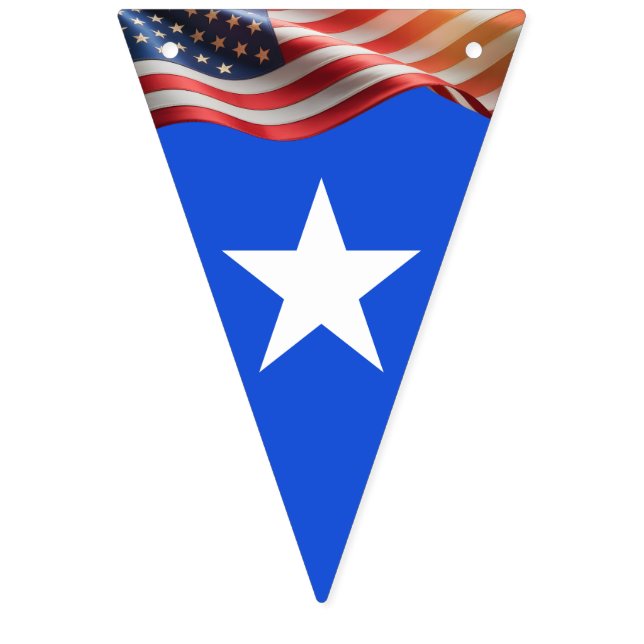 Bannière À Fanions 1776–2026 Modifiable Bunting Américain à 16 Drapea (treizième drapeau)