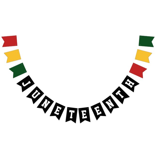 Bannière À Fanions 1865 Liberté Célébration de l'histoire noire (Tout)