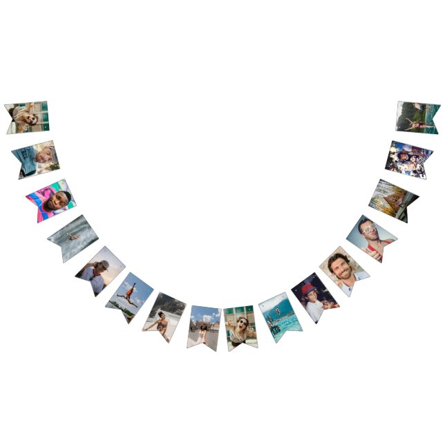 Bannière À Fanions 25e Anniversaire Fun 16 Photo Banner Custom (Tout)