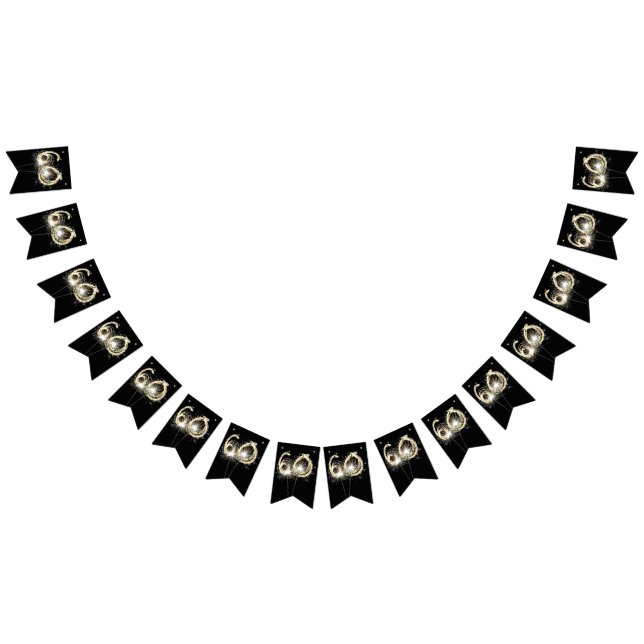 Bannière À Fanions 60e Anniversaire ou fête du Bunting (Tout)