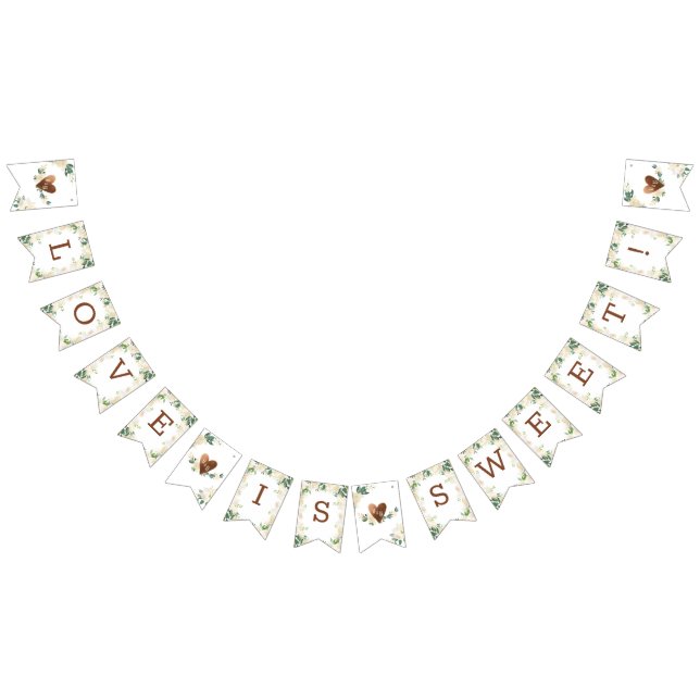 Bannière À Fanions Agritourisme frais rustique Monogramme L'amour est (Tout)