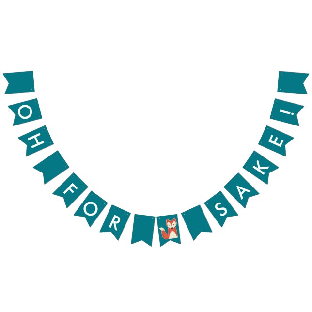 Bannière À Fanions Ah, pour l'anniversaire de saké de Fox (Tout)