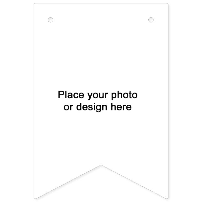 Bannière À Fanions ajouter votre conception (Premier drapeau)