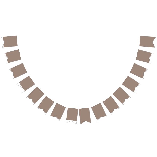 Bannière À Fanions Améliorez le style de votre salon avec un marron  (Tout)