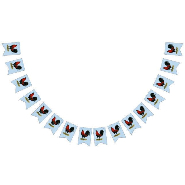 Bannière À Fanions American Game BB Black Red Roster (Tout)