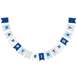 Bannière À Fanions Anniversaire à motif