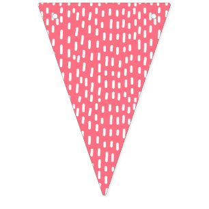 Bannière À Fanions Anniversaire de enfant de motif d'abrégé sur ros