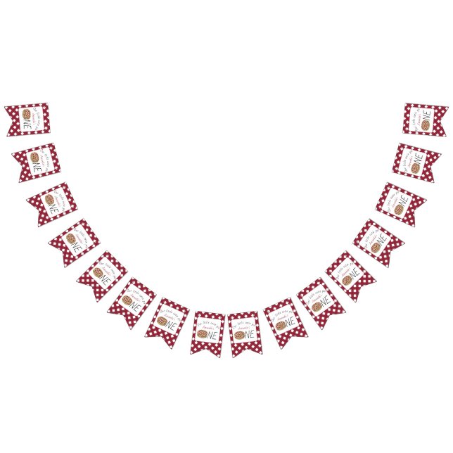 Bannière À Fanions Anniversaire de enfant de secteurs aquarelle (Tout)