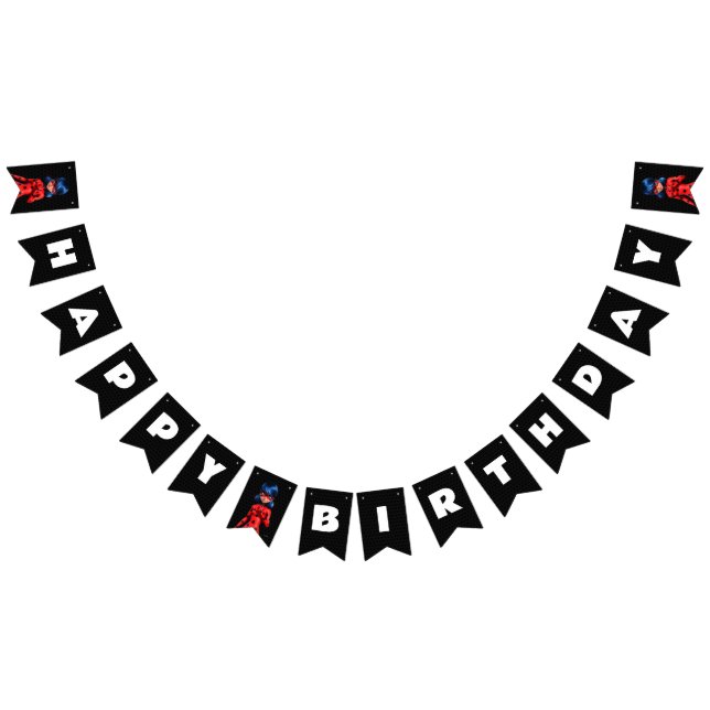 Bannière À Fanions Anniversaire de la coccinelle (Tout)
