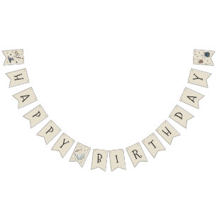 Bannière À Fanions Anniversaire Harry Potter Vintage 1 an