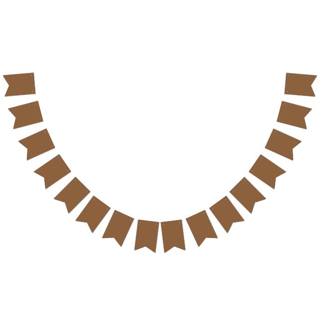 Bannière À Fanions Arrière-plan marron ton terne rustique – Mariage (Tout)