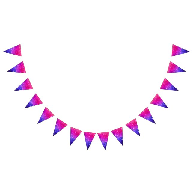 Bannière À Fanions Arrière - plan rose brillant (Tout)