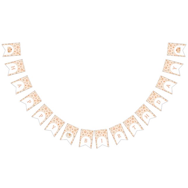 Bannière À Fanions Automne Sweet Little citrouille anniversaire (Tout)