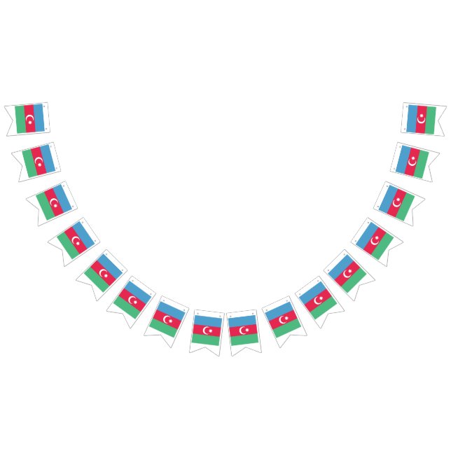 Bannière À Fanions Azerbaijan Flag Emblem (Tout)