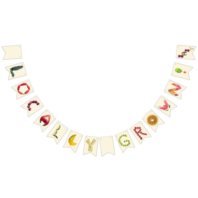 Bannière À Fanions Baby shower cultivé localement - Marché des fermie (Tout)