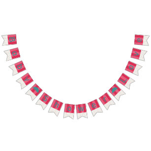 Bannière À Fanions Baby shower de Bunling "Umbrella Watermelon"