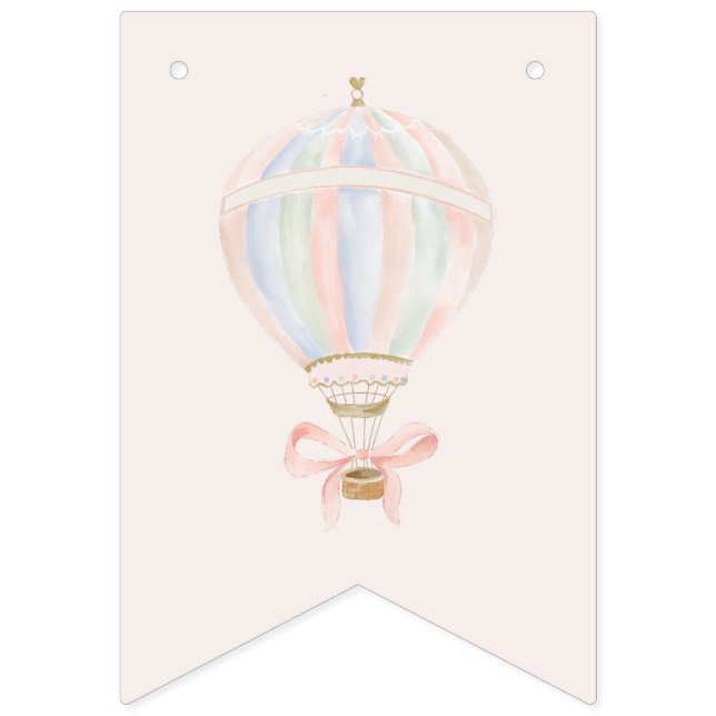 Bannière À Fanions Baby shower Girl Star Princess Fairytale Ballerina (Premier drapeau)