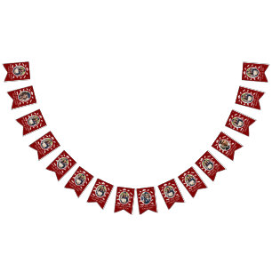 Bannière À Fanions Bac à capuchon de 16 photos sur mesure pour diplôm