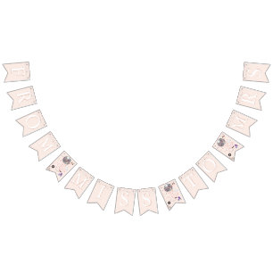 Bannière À Fanions Bachelorette Disco Roller Ski   Mlle à Mme