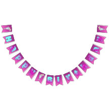 Bandeau Guirlande Joyeux Anniversaire Beluga Boo ~