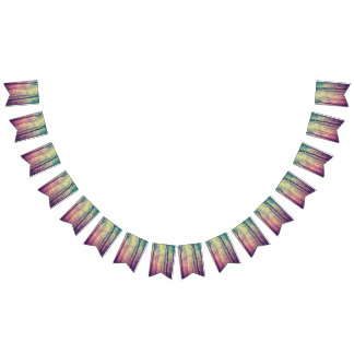 Bannière À Fanions Beautiful Evening Wedding Backdrop